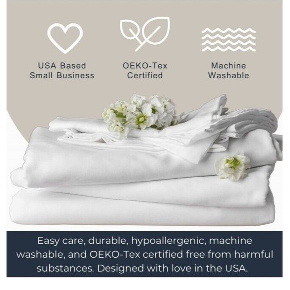 Twin Size Sheet Set - Breathable & Cooling - Hotel Luxury Bed Sheets Extra Soft - Picture 4 of 7